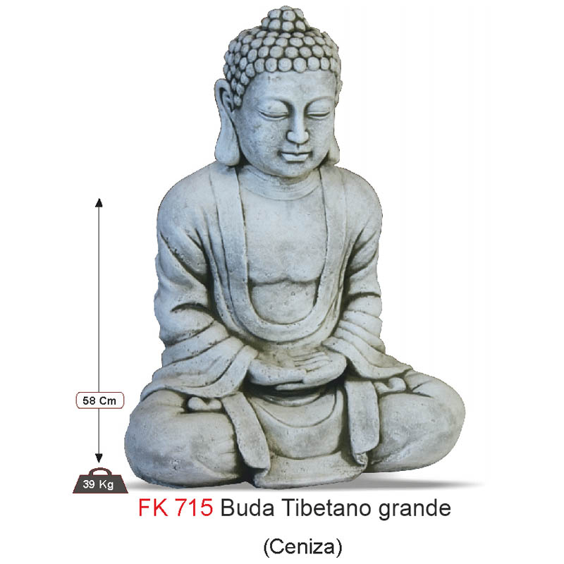 BUDA TIBETANO GRANDE (OCRE)