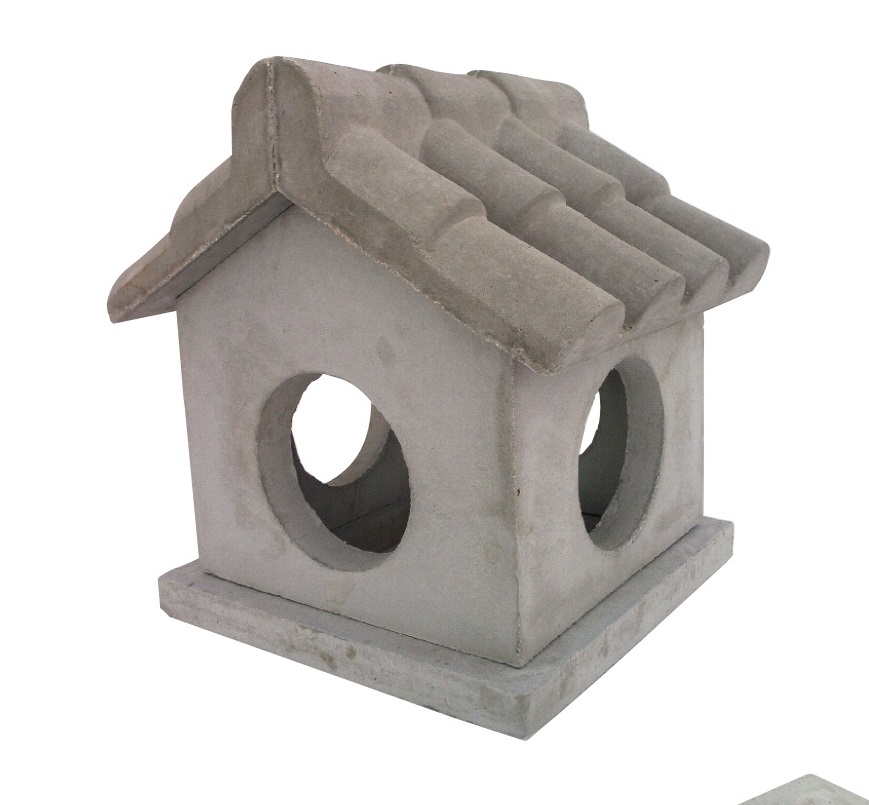 TEJADILLO COMPLETO 2 AGUAS GRIS HORMIGON IMIT. TEJA