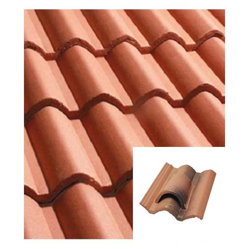 TEJAS DE VENTILACION HORMIGON GREDOS ROJO
