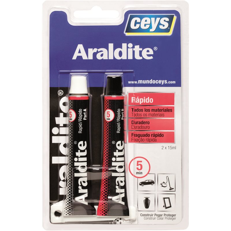 ARALDIT RAPIDO GRANDE BLISTER 15+15ML