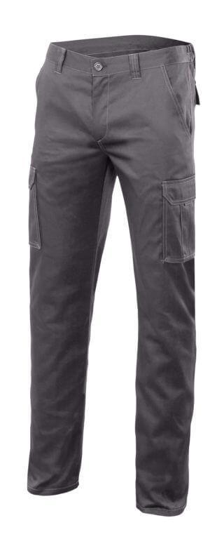 PANTALON MULTIBOLSILLO STRETCH GRIS