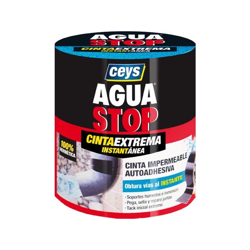 AGUASTOP CINTA ADHESTIVA EXTREMA TRANSPARENTE