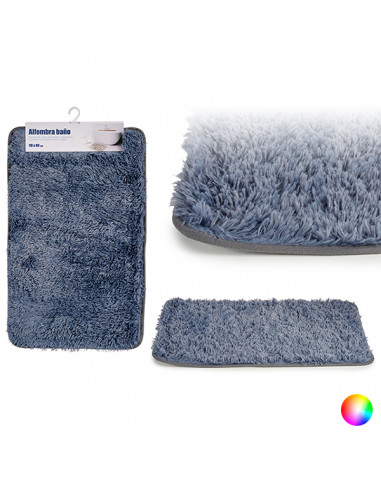 ALFOMBRA ANTIDESLIZANTE PELO GRIS 50X80