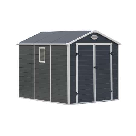 CASETA RESINA FIORELLA ANTRACITA 188X278X225CM 5,23 M2