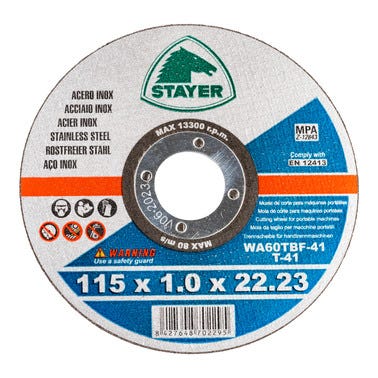 LATA DE STAYER 115X1 T41 10 DISCOS